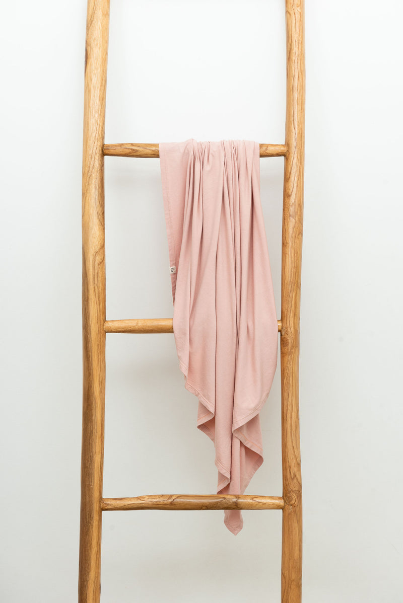 essentially bub | Dusty Pink Bamboo Swaddle