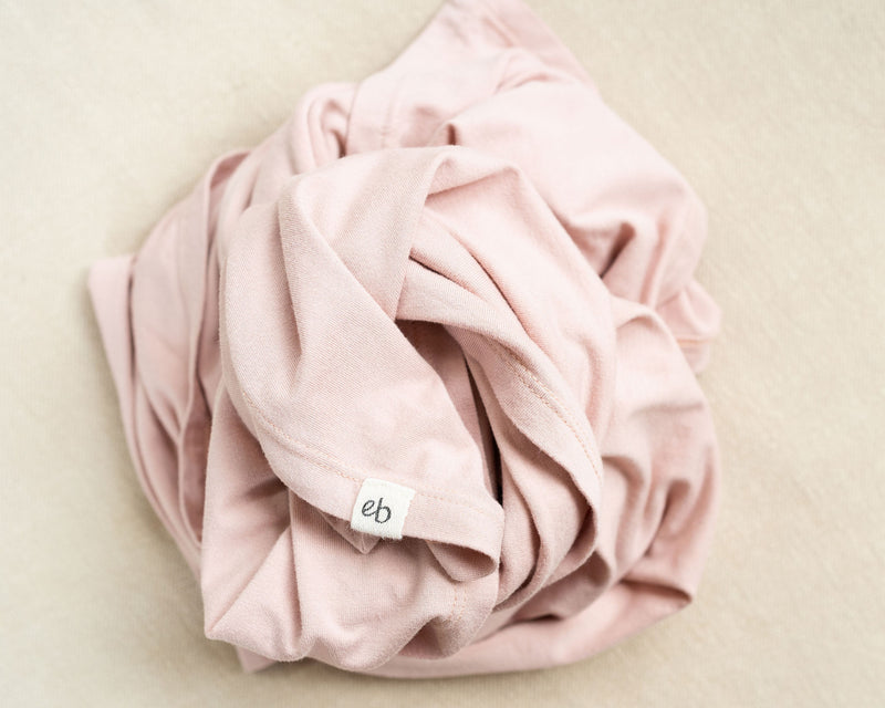 essentially bub | Dusty Pink Bamboo Swaddle