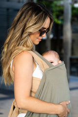 The bubbahood™ - Olive | Bamboo Breastfeeding Cover Essentially Bub