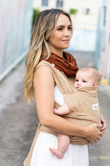 Bamboo nursing cover in rust the bubbahood™ | Breastfeeding cover essentially bub